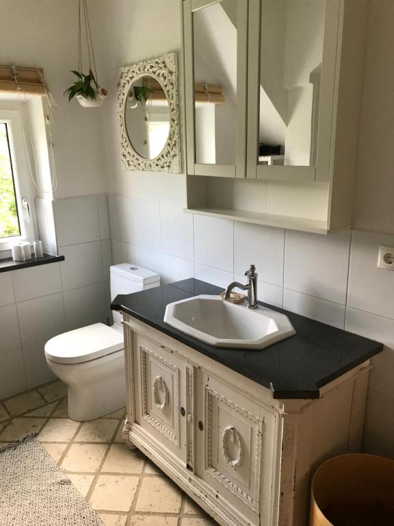 Kúpeľňa v ubytovaní Ferienwohnungen Tinymoon