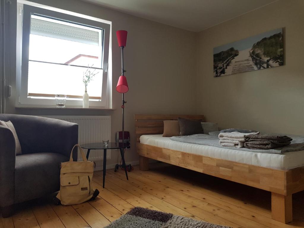 Posteľ alebo postele v izbe v ubytovaní Apartment n°1