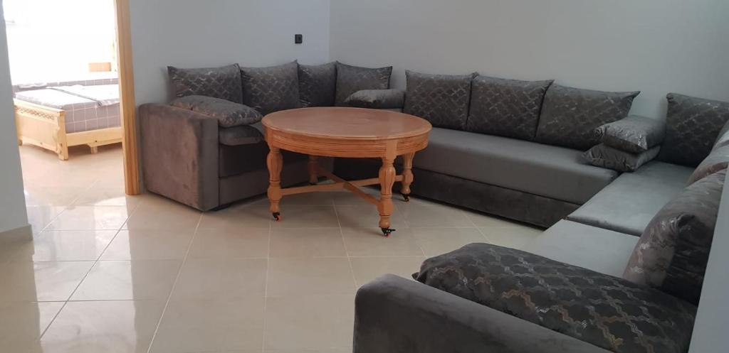 Posezení v ubytování appartement boukidan