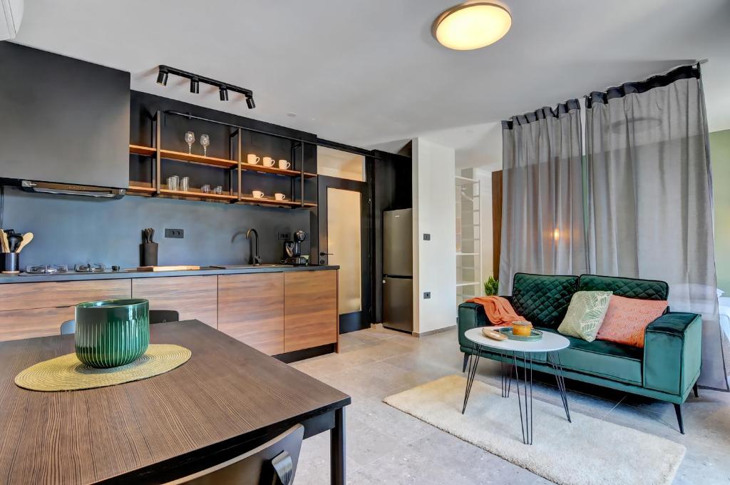 Kuchyň nebo kuchyňský kout v ubytování Centar Baba s apartment