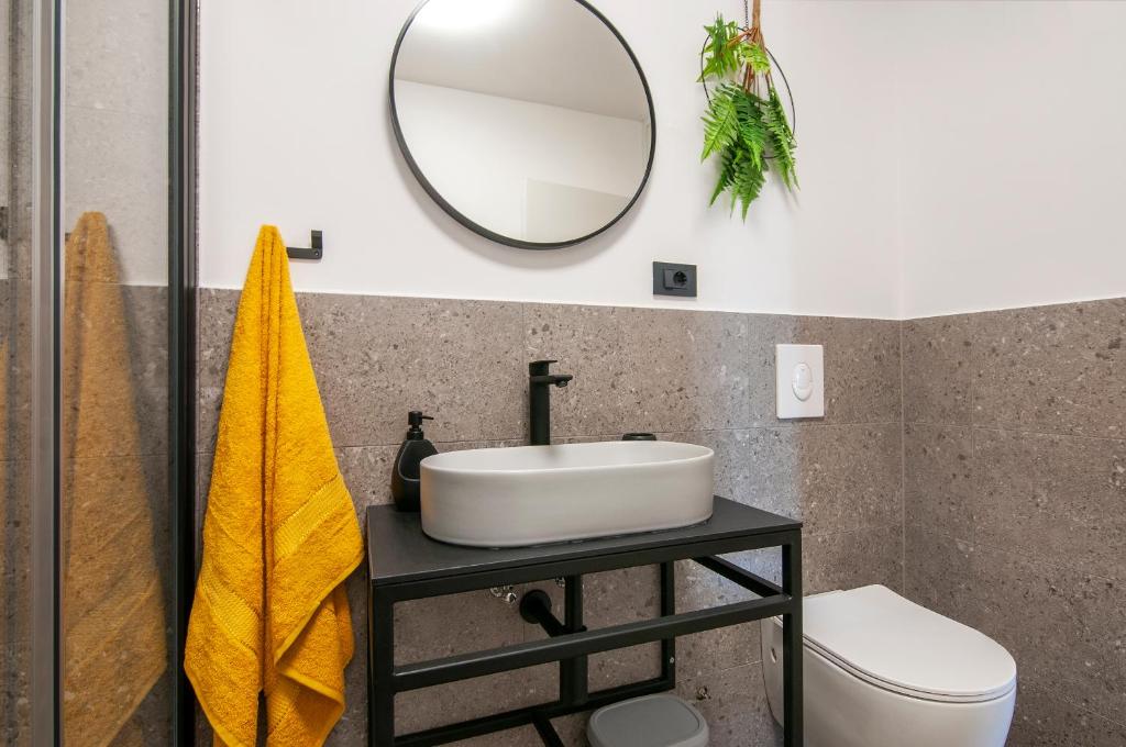 Koupelna v ubytování Centar Baba s apartment