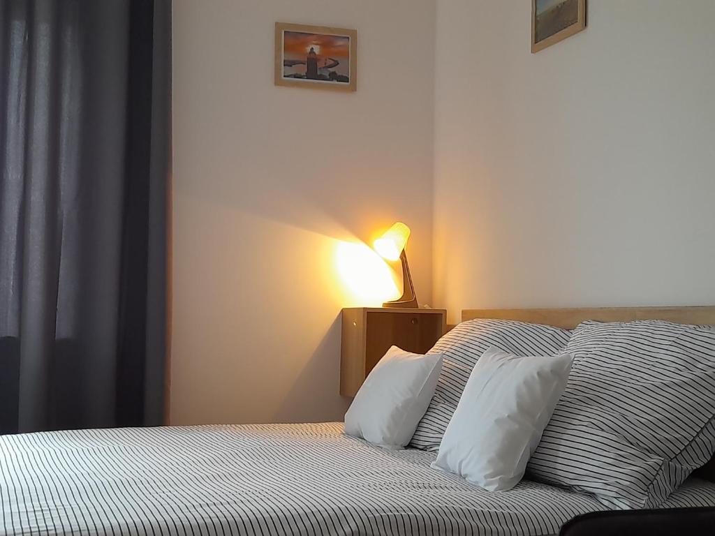 Posteľ alebo postele v izbe v ubytovaní Apartament Okopowa 10 Kołobrzeg