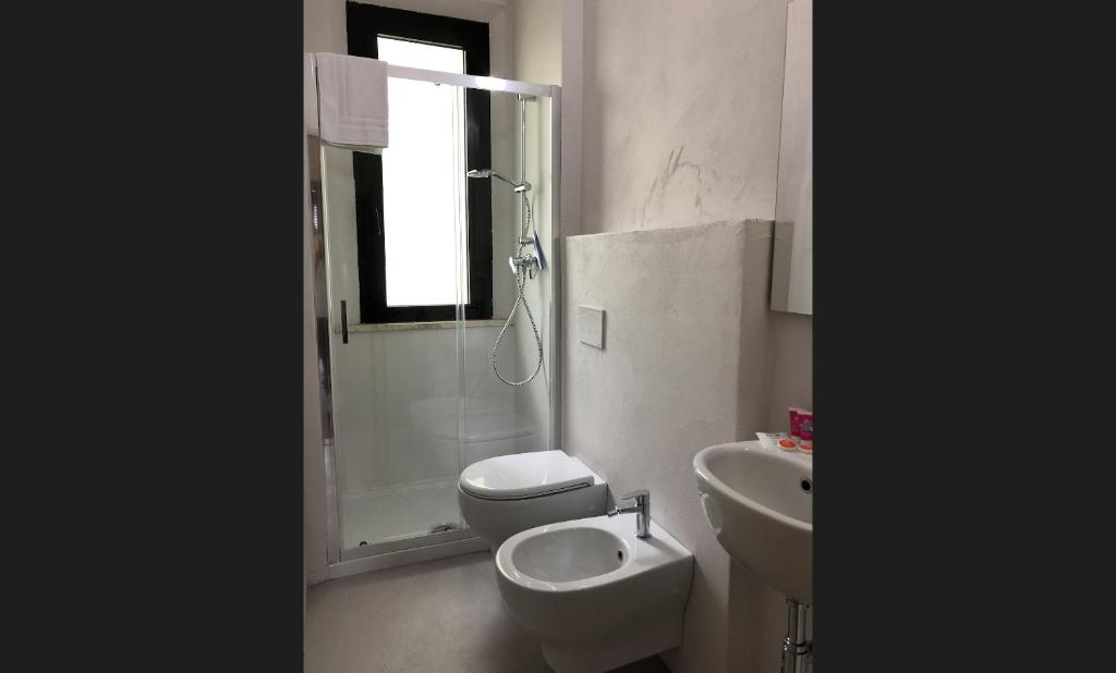 Koupelna v ubytování Vinsea Hotel