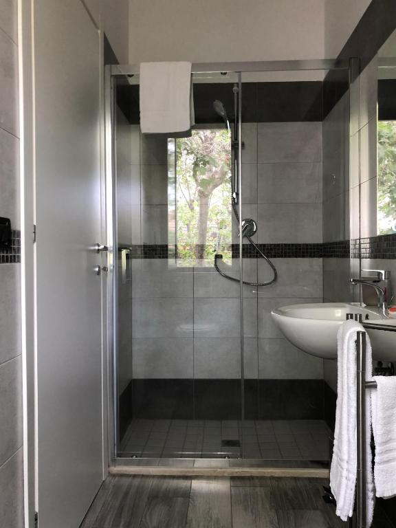 Koupelna v ubytování Vinsea Hotel