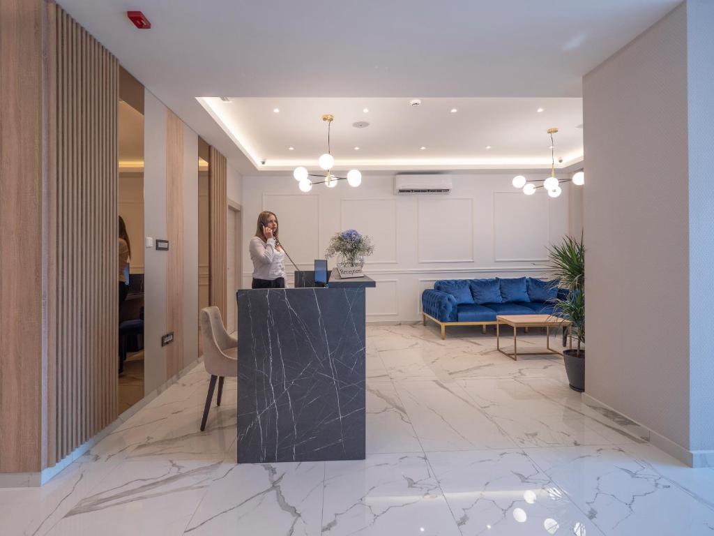 Vstupní hala nebo recepce v ubytování Hotel Idila Budva