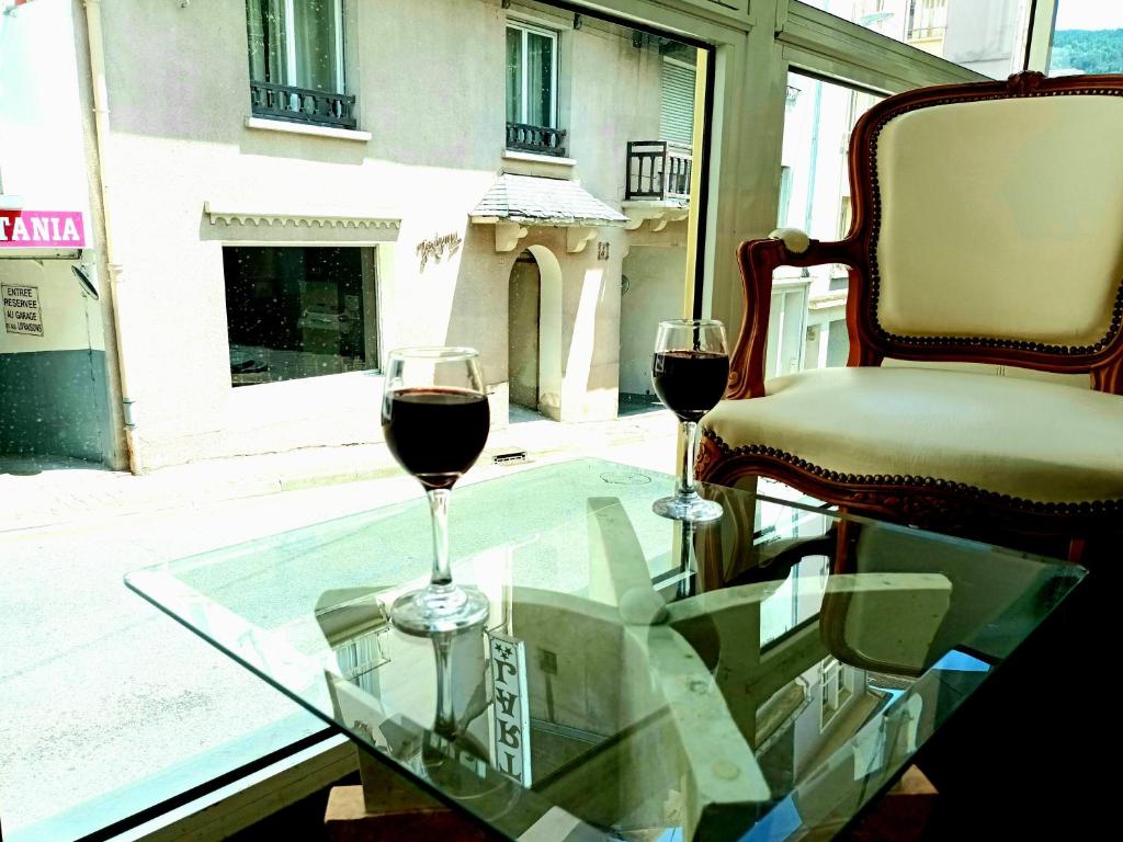 Posezení v ubytování Hôtel Jeanne d'Arc