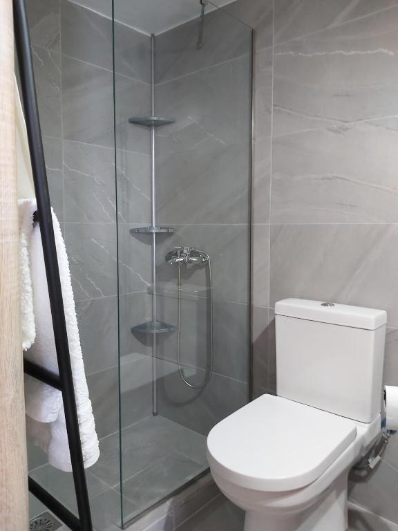 Kúpeľňa v ubytovaní Orion front sea apartment