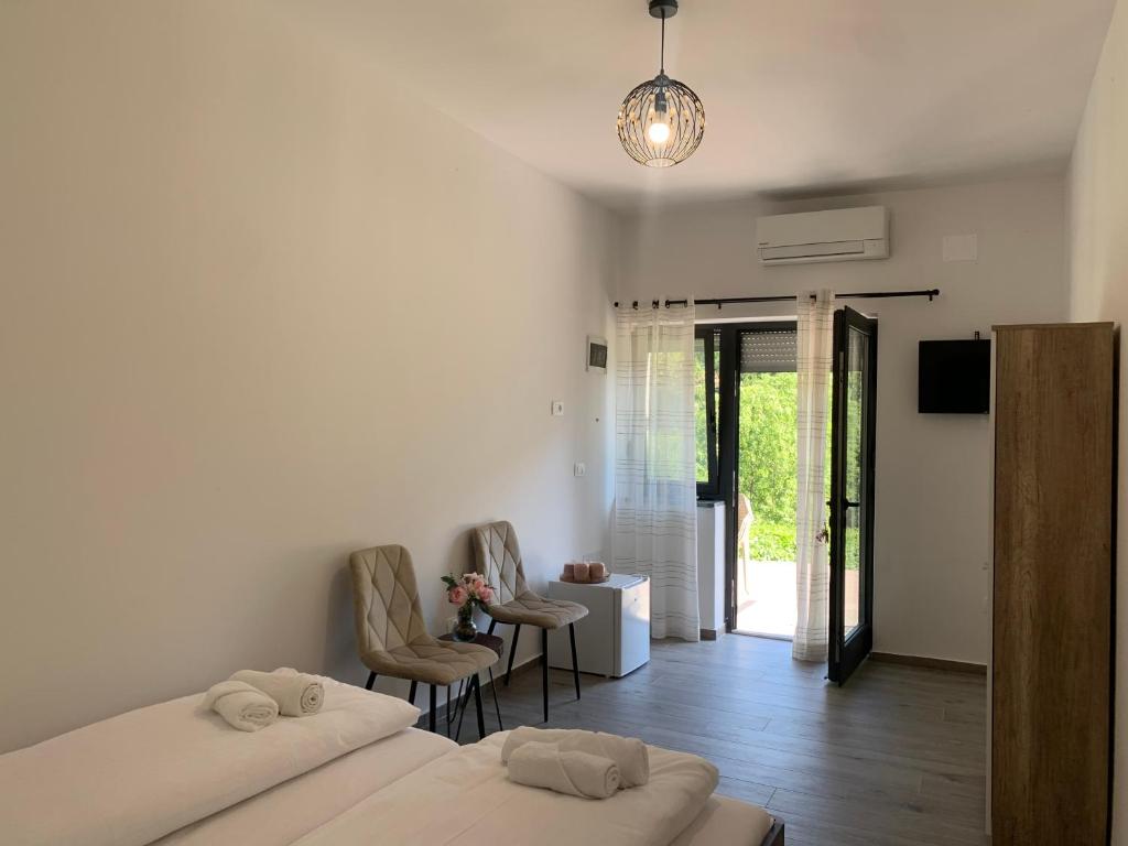 Postel nebo postele na pokoji v ubytování Panorama rooms