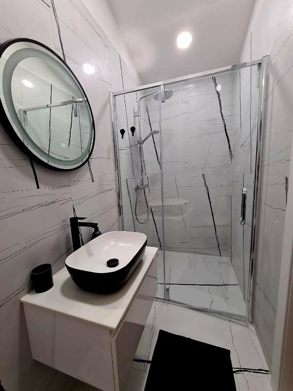 Kúpeľňa v ubytovaní Apartman marino