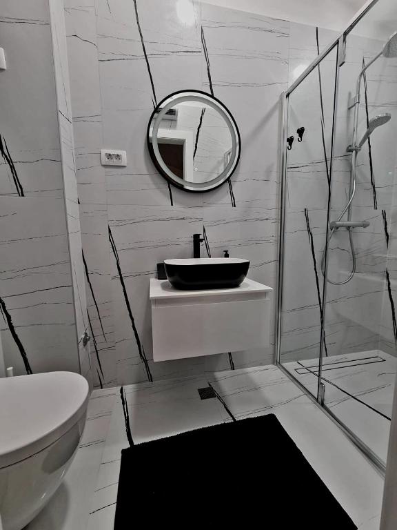 Kúpeľňa v ubytovaní Apartman marino