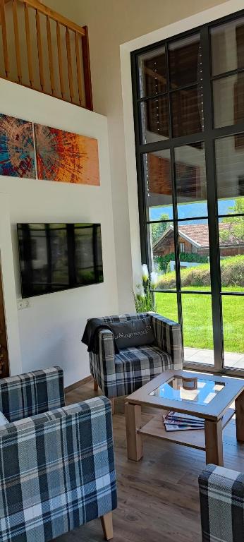 Posezení v ubytování Alpenchalet Valentin