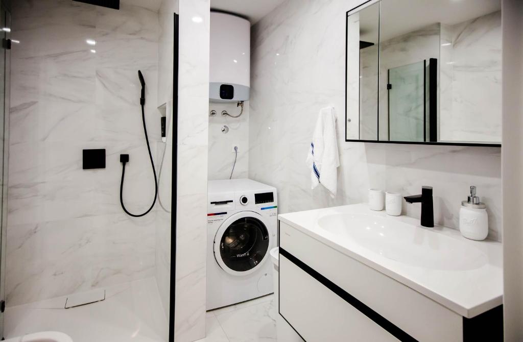 Kúpeľňa v ubytovaní Apartment Sika