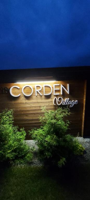 Certifikát, hodnocení, plakát nebo jiný dokument vystavený v ubytování Corden Village