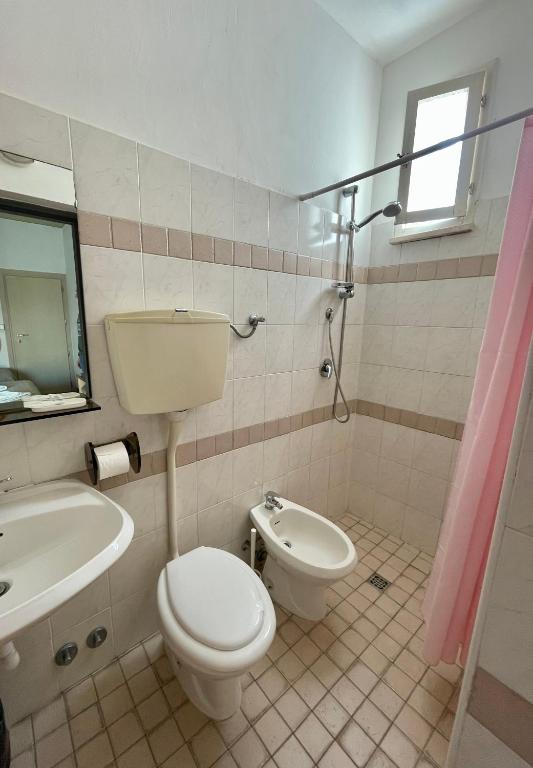 Koupelna v ubytování Hotel Adler