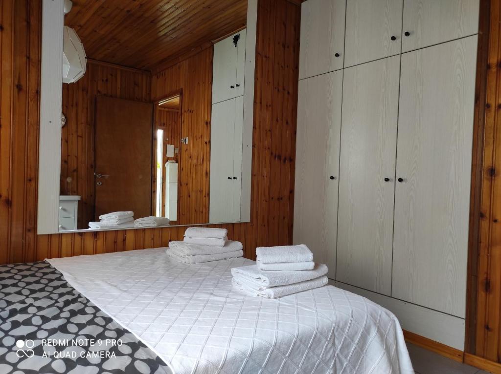 Postel nebo postele na pokoji v ubytování DemiNik Summer House