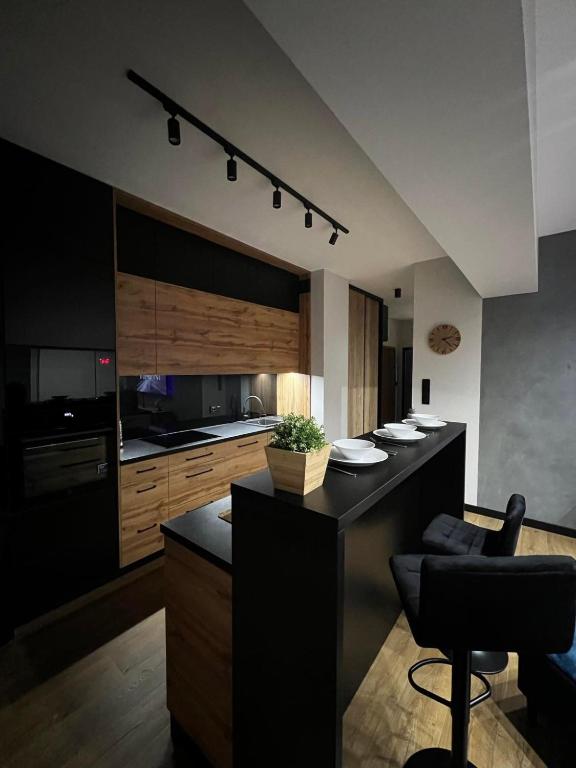 Kuchyňa alebo kuchynka v ubytovaní Apartament Helsinki