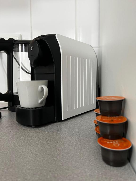Coffee and tea making facilities at Prater Urban Retreat near city centre