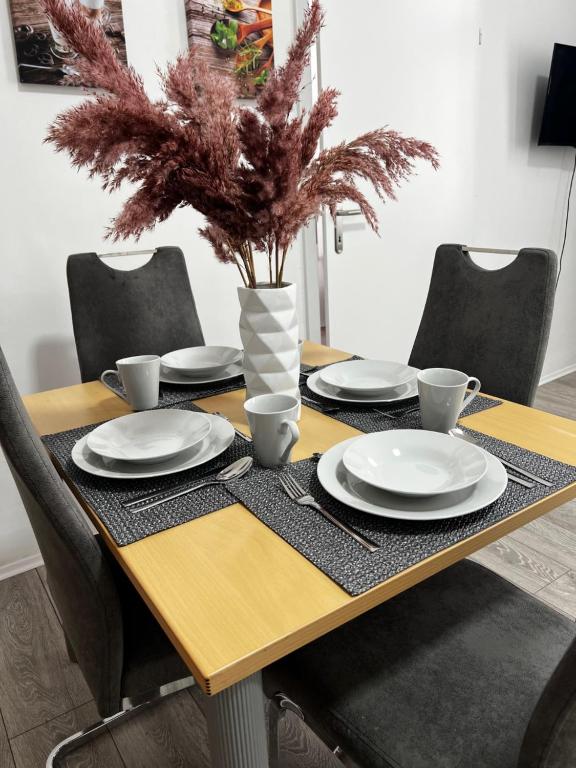 A seating area at Prater Urban Retreat near city centre