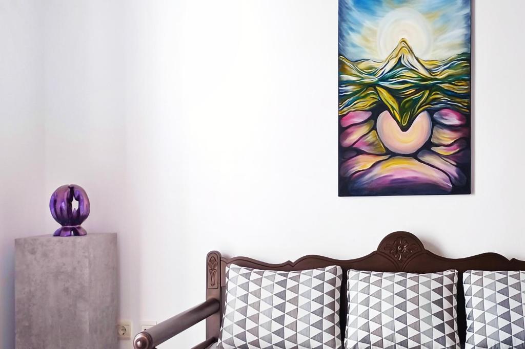 Posezení v ubytování Sea Lilies Suites