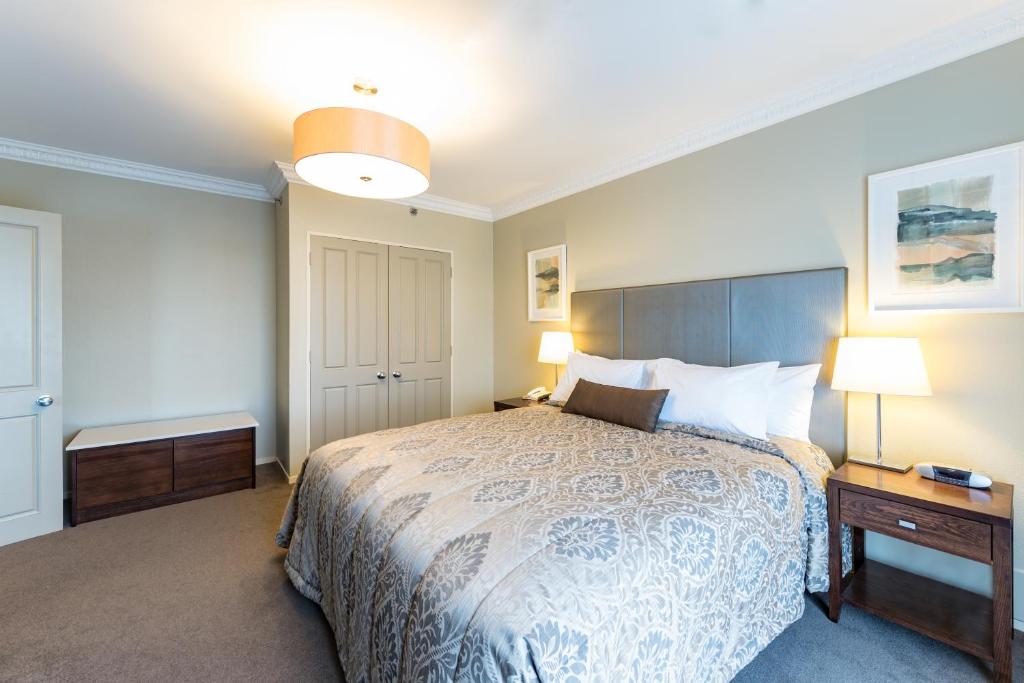Postel nebo postele na pokoji v ubytování Distinction Hotel Rotorua