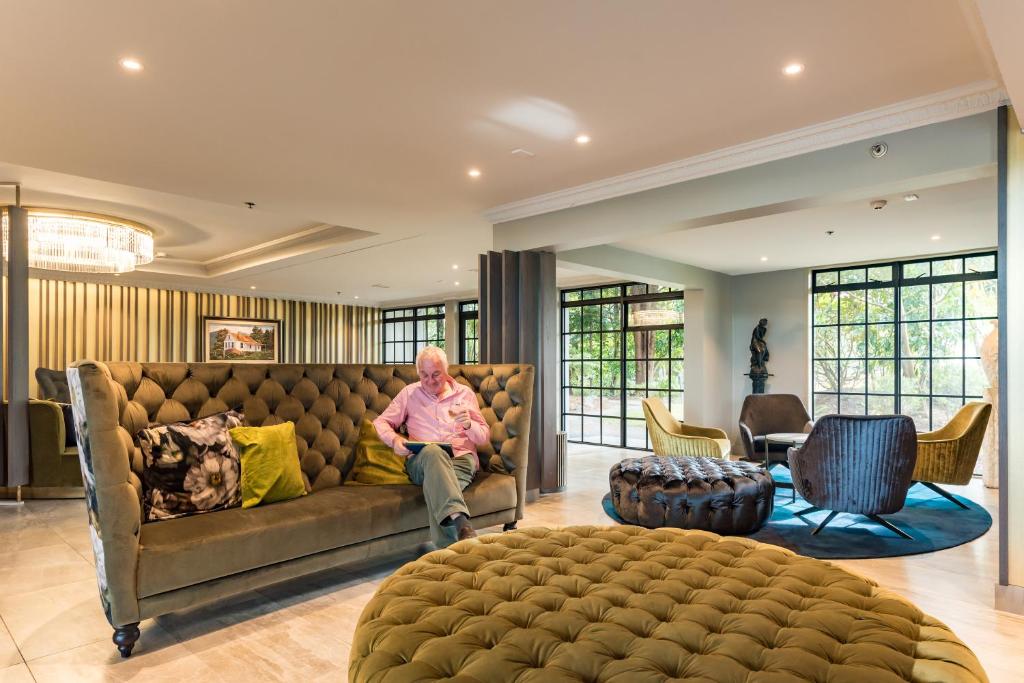 Posezení v ubytování Distinction Hotel Rotorua