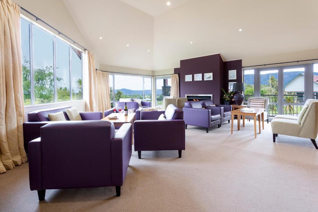 Posezení v ubytování Te Weheka Boutique Hotel