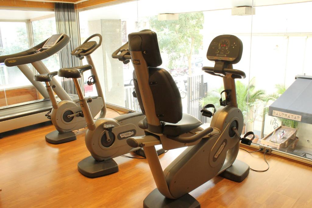Posilňovňa alebo fitness centrum v ubytovaní Evenia Rossello