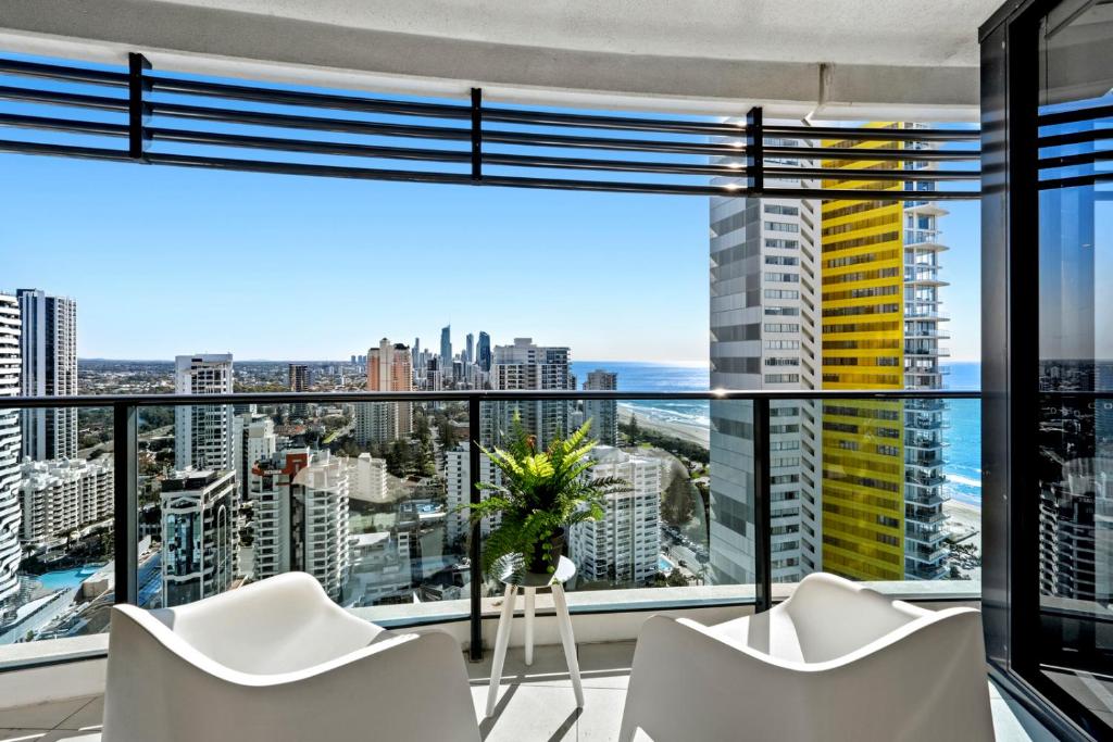 Balkón nebo terasa v ubytování Oracle Resort Broadbeach - gclr