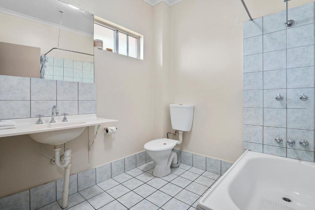 Koupelna v ubytování Hotel Tropiq