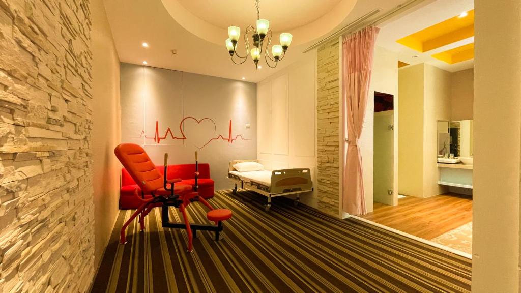 Posezení v ubytování You Want Motel
