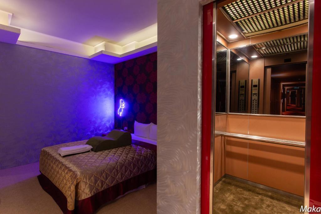 Postel nebo postele na pokoji v ubytování You Want Motel