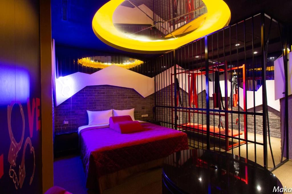 Postel nebo postele na pokoji v ubytování You Want Motel