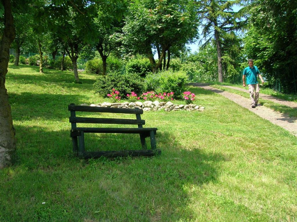 Zahrada ubytování B&B Il Suono del Bosco