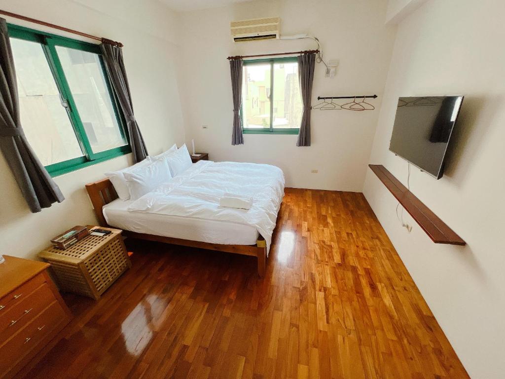 TV a/nebo společenská místnost v ubytování Azumaya guest house