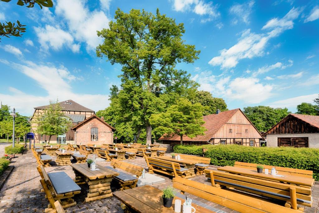 Zahrada ubytování Welcome Hotel Bad Arolsen