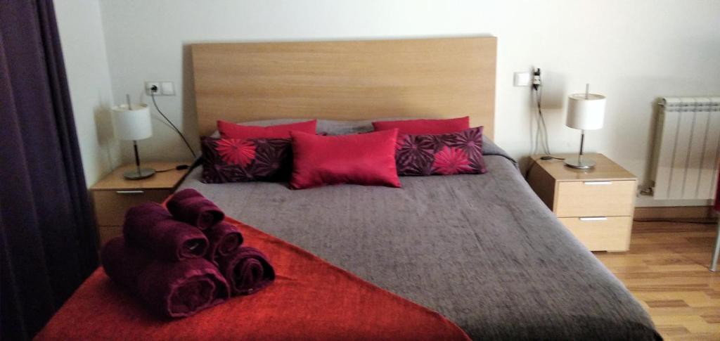 Posteľ alebo postele v izbe v ubytovaní Petit Hotel Porrera