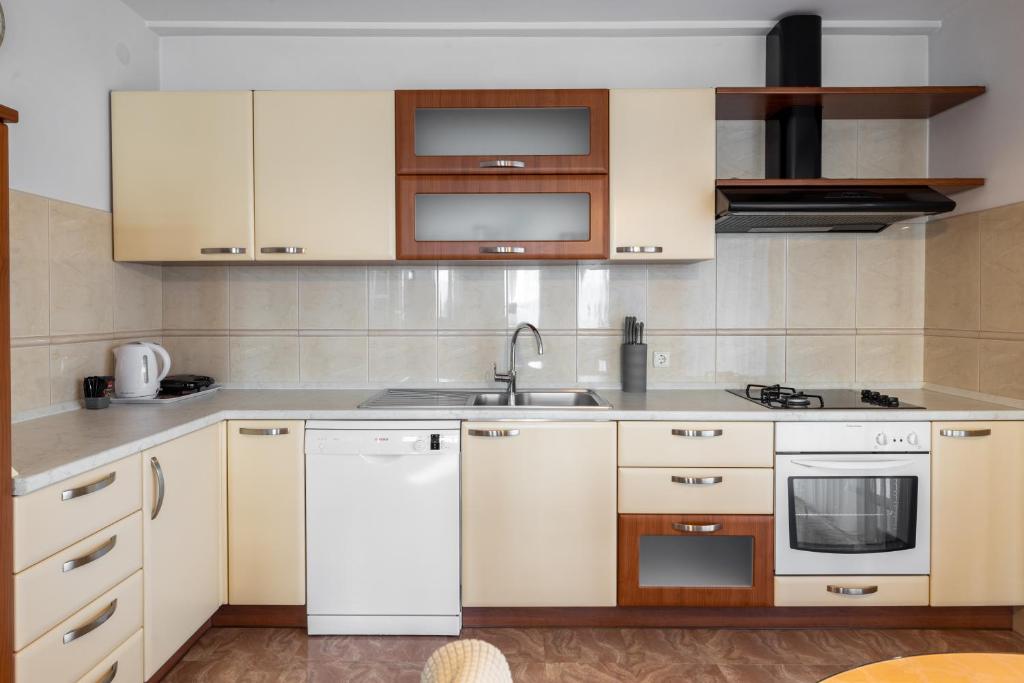 Kuchyň nebo kuchyňský kout v ubytování Family apartments - Guesthouse Vranješ