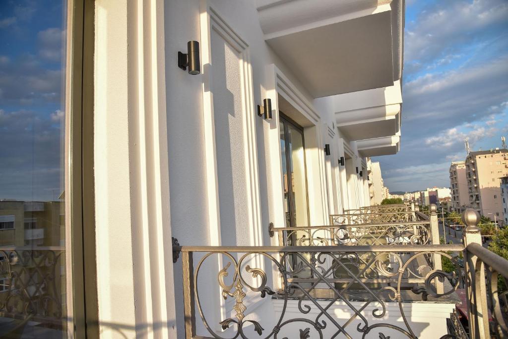 Balkón nebo terasa v ubytování Hotel Lubjana