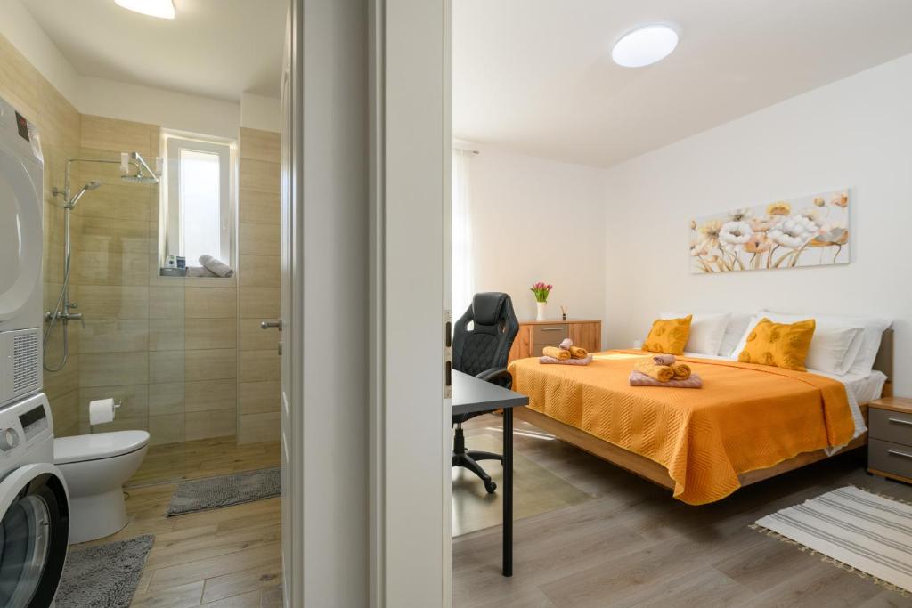 Kúpeľňa v ubytovaní Cosy apartment Klara