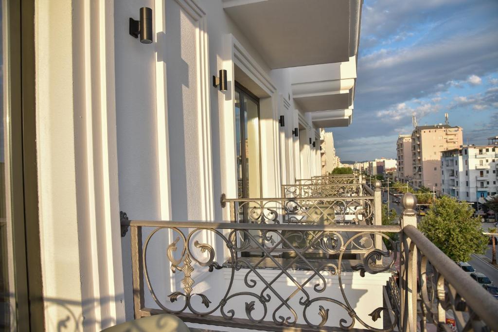 Balkón nebo terasa v ubytování Hotel Lubjana