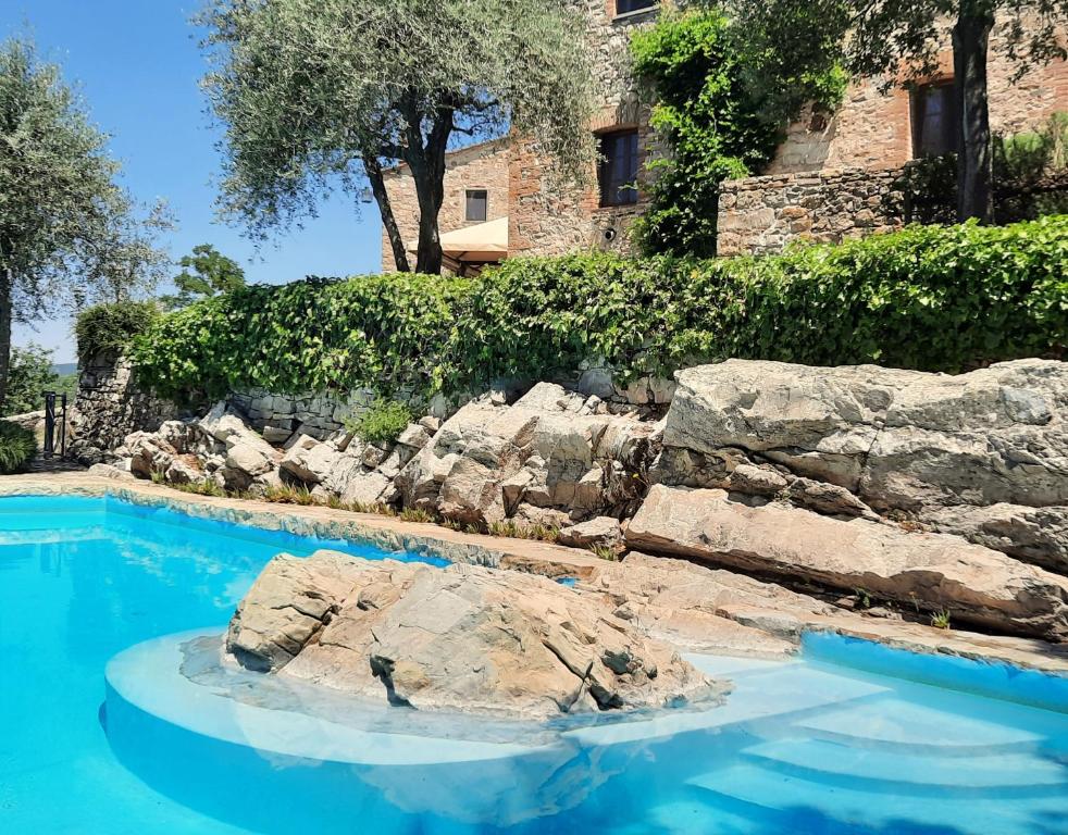 Kolam renang di atau di dekat Borgo Livernano - Farmhouse with pool