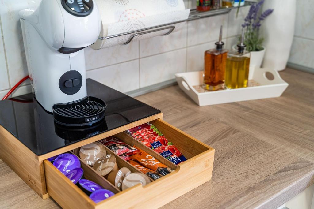 Kuchyňa alebo kuchynka v ubytovaní Apartment Simple Suite