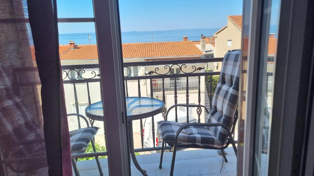 Balkón nebo terasa v ubytování Apartmani Five