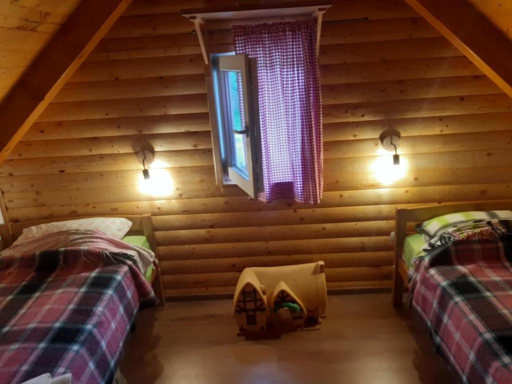 Postel nebo postele na pokoji v ubytování Green House