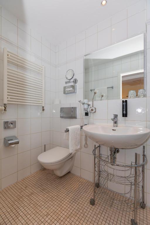 Koupelna v ubytování Hotel Zum Bär