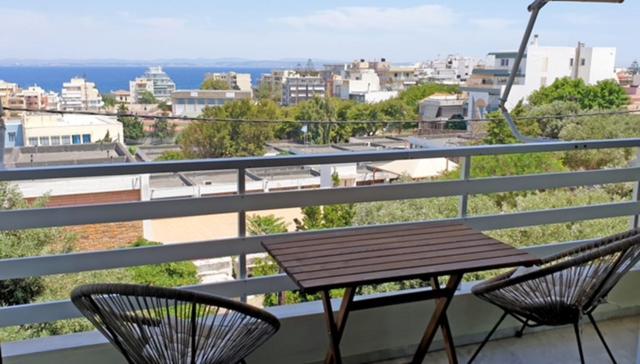 A balcony or terrace at Panoramic Apartment