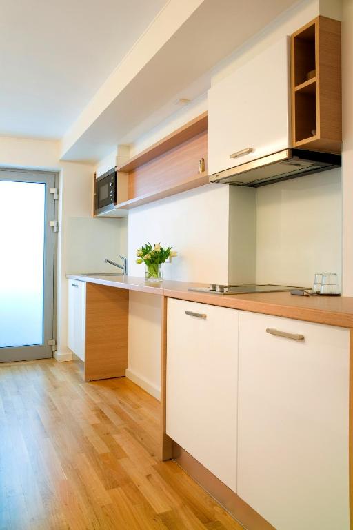 Kuchyň nebo kuchyňský kout v ubytování Hotel Simoncini