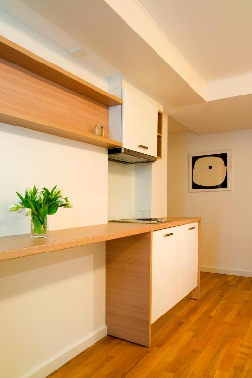 Kuchyň nebo kuchyňský kout v ubytování Hotel Simoncini