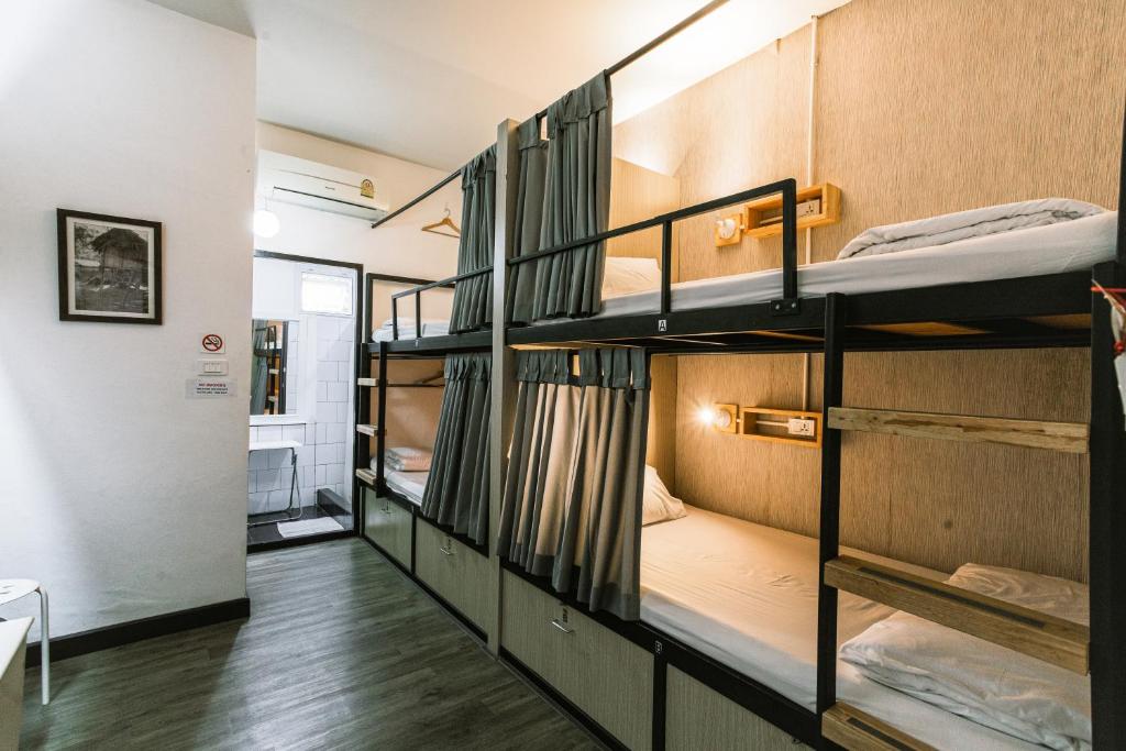 Postel nebo postele na pokoji v ubytování Connect Hotel Chiang Rai