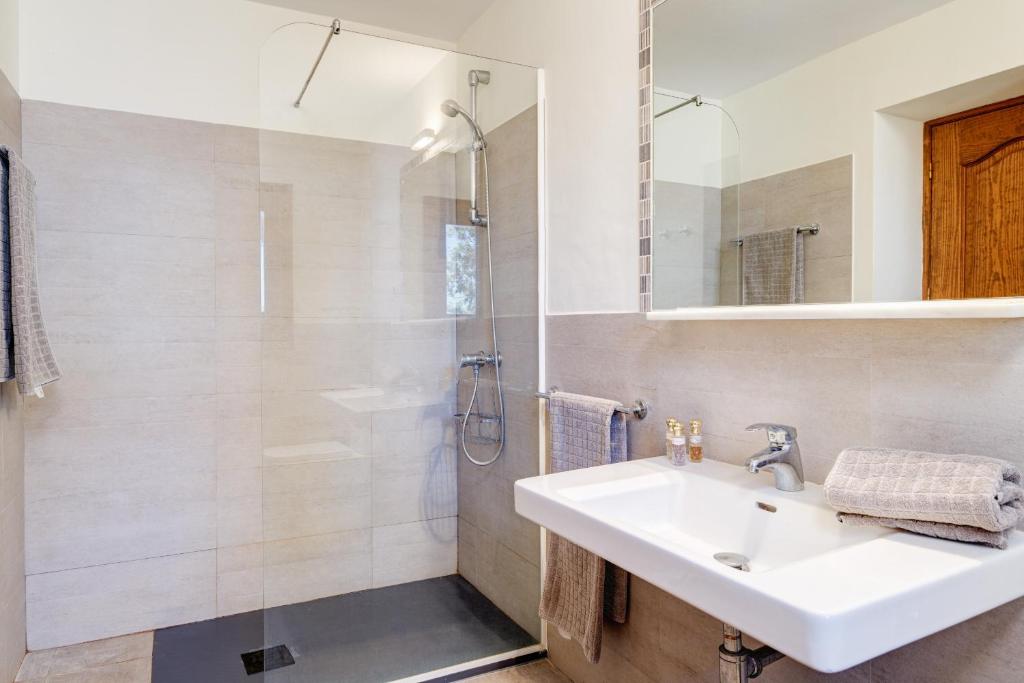 Koupelna v ubytování Casa Arevale